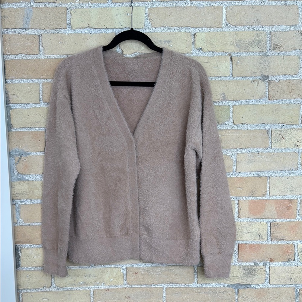 Yaya Women Cozy Tan Cardigan